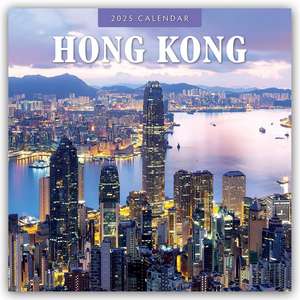 Hongkong 2025 - 16-Monatskalender de Robin Red