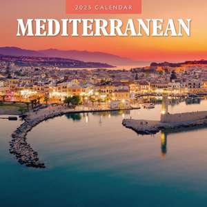 Mediterranean - Mittelmeer 2025 - 16-Monatskalender de Robin Red