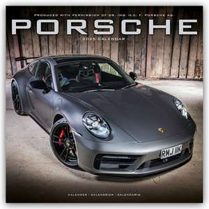 Avonside Publishing Ltd: Porsche 2025 - 16-Monatskalender