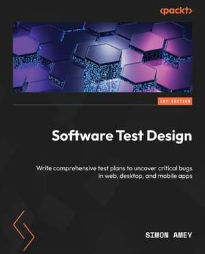 Software Test Design de Simon Amey