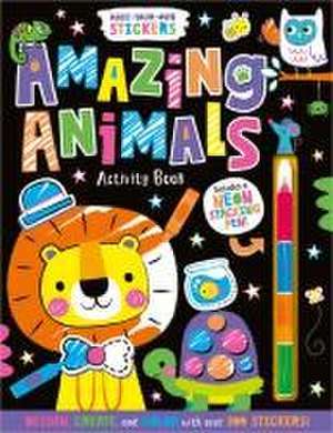 Make-Your-Own Stickers Amazing Animals Activity Book de Sophie Collingwood