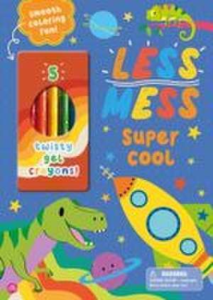 Less Mess Coloring: Super Cool de Igloobooks