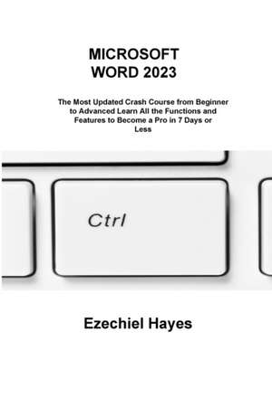 Hayes, E: Microsoft Word 2023