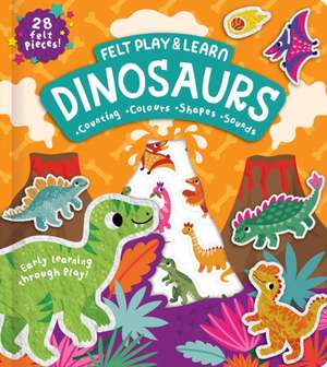 Felt Play & Learn Dinosaurs de Alice Barker