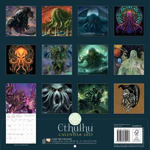 Cthulhu Wall Calendar 2025 (Art Calendar) de Flame Tree Studio