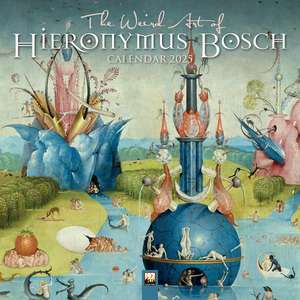 The Weird Art of Hieronymus Bosch Wall Calendar 2025 (Art Calendar) de Flame Tree Studio