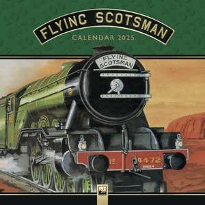 National Railway Museum: The Flying Scotsman Wall Calendar 2025 (Art Calendar) de Flame Tree Studio