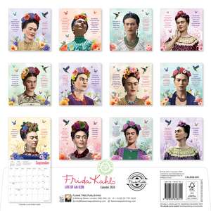 Frida Kahlo: Life of an Icon Wall Calendar 2026 (Art Calendar) de Flame Tree Studio