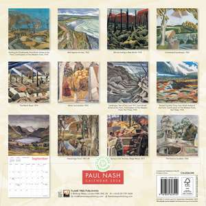 Paul Nash Wall Calendar 2026 (Art Calendar) de Flame Tree Studio