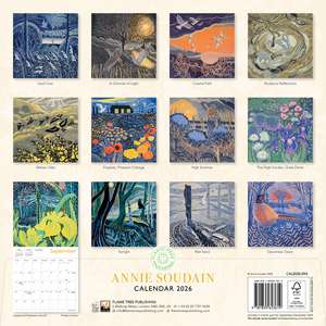 Annie Soudain Wall Calendar 2026 (Art Calendar) de Flame Tree Studio