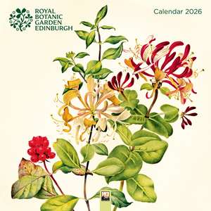 Royal Botanic Garden Edinburgh Wall Calendar 2026 (Art Calendar) de Flame Tree Studio