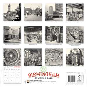 Birmingham Heritage Wall Calendar 2026 (Art Calendar) de Flame Tree Studio