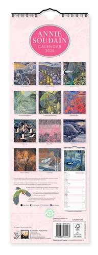 Annie Soudain Slim Calendar 2026 (Art Calendar) de Flame Tree Studio