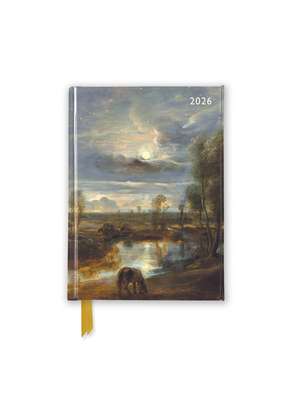 The Courtauld: Landscape by Moonlight 2026 Luxury Pocket Diary Planner - Week to View de Flame Tree Studio