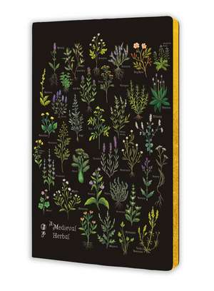 Anna Stead: Medieval Herbal (Soft Touch Journal)