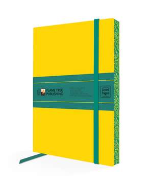 Yellow Artisan Paperback Notebook de Flame Tree Studio