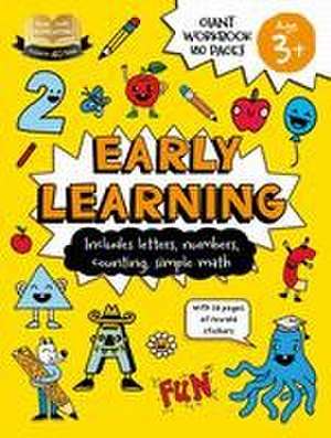 Help with Homework: 3+ Early Learning: Includes Letters, Numbers, Counting, Simple Math, and 10 Pages of Reward Stickers de Igloobooks