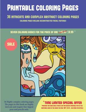 Printable coloring Pages (36 intricate and complex abstract coloring pages) de James Manning