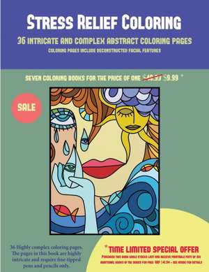 Stress Relief Coloring (36 intricate and complex abstract coloring pages) de James Manning