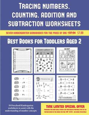 Best Books for Toddlers Aged 2 (Tracing numbers, counting, addition and subtraction) de James Manning