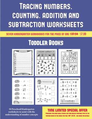 Toddler Books (Tracing numbers, counting, addition and subtraction) de James Manning