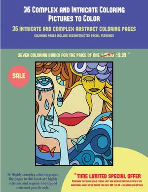 36 Complex and Intricate Coloring Pictures to Color de James Manning