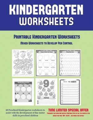Printable Kindergarten Worksheets de James Manning