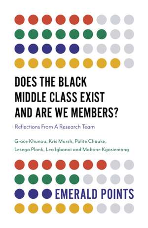 Does The Black Middle Class Exist And Are We Mem – Reflections From A Research Team de Grace Khunou