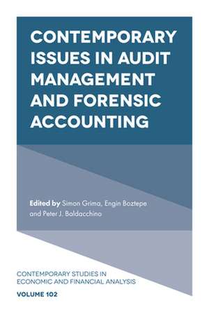 Contemporary Issues in Audit Management and Forensic Accounting de Simon Grima