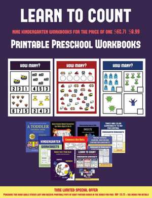 Printable Preschool Workbooks (Learn to count for preschoolers) de James Manning