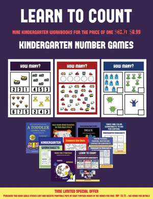 Kindergarten Number Games (Learn to count for preschoolers) de James Manning