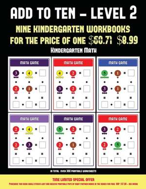 Kindergarten Math (Add to Ten - Level 2) de James Manning