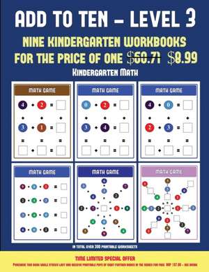 Kindergarten Math (Add to Ten - Level 3) de James Manning