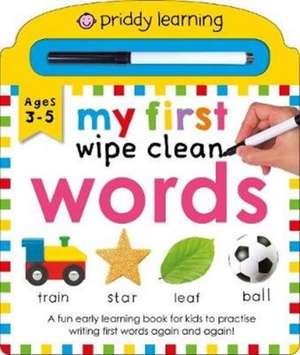 My First Wipe Clean Words de Roger Priddy