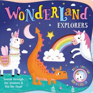 Wonderland Explorers: With Lift-The-Flaps and Peep-Through Windows de Igloobooks