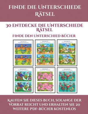 Finde den Unterschied Bücher (Finde die Unterschiede Rätsel) de Jessica Windham