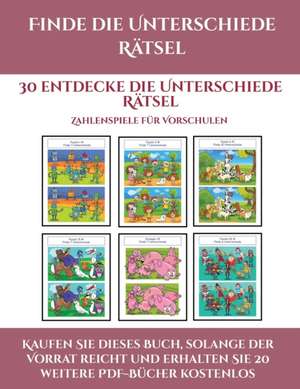 Zählen von Zahlen für Kinder (Finde die Unterschiede Rätsel) de Jessica Windham