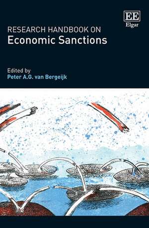 Research Handbook on Economic Sanctions de Peter A.g. Van Bergeijk