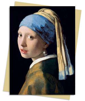 Johannes Vermeer: Girl With a Pearl Earring Greeting Card Pack: Pack of 6 de Flame Tree Studio