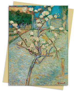 Vincent van Gogh: Small Pear Tree in Blossom Greeting Card Pack: Pack of 6 de Flame Tree Studio