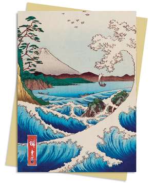 Hiroshige: Sea at Satta Greeting Card Pack: Pack of 6 de Flame Tree Studio