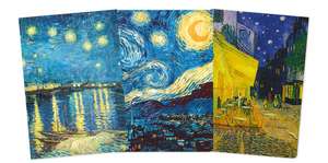 Vincent van Gogh Set of 3 Midi Notebooks de Flame Tree Studio