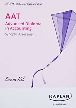 SADVANCED DIPLOMA IN ACCOUNTING - SYNOPTIC ASSESSMENT AQ2016 - KIT de KAPLAN