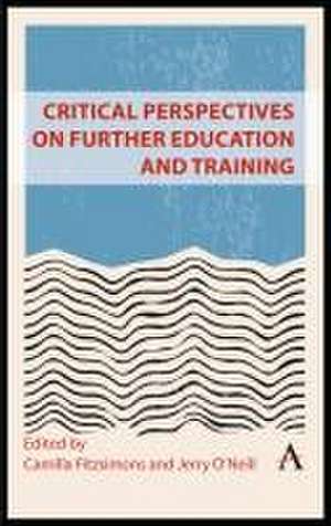 Critical Perspectives on Further Education and Training de Camilla Fitzsimons