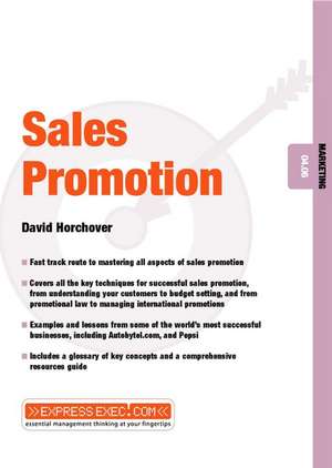 Sales Promotion – Marketing 04.06 de D Horchover