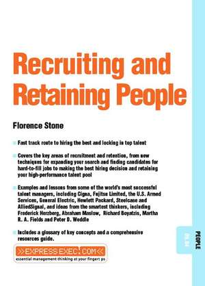 Recruiting & Retaining People – People 09.04 de F Stone