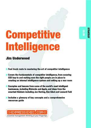 Competitive Intelligence – Strategy 03.09 de J Underwood