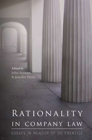 Rationality in Company Law: Essays in Honour of DD Prentice de John Armour