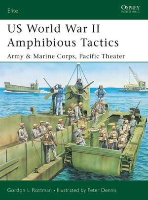 US World War II Amphibious Tactics: Army & Marine Corps, Pacific Theater de Gordon L. Rottman