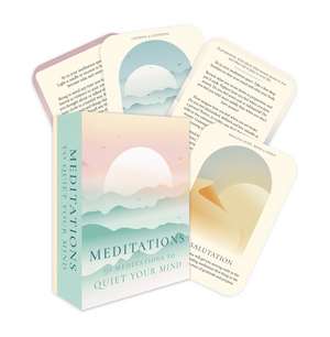 Meditations: A card deck: 50 cards to quiet your mind de Madonna Gauding